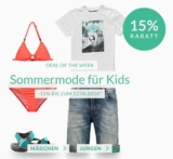 Engelhorn Sports Weekly Deals – 15% Rabatt auf Sommermode für Kids