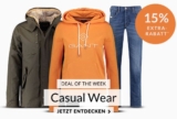 Engelhorn Weeklydeal: 15% Rabatt auf Casual Looks + 5,- Euro Newlettergutschein