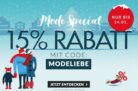 Knaller! Satte 15% zusätzlichen Rabatt auf viele Artikel – auch auf reduzierte – im Engelhorn Flashsale