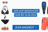 Bis Sonntag! 20% Rabatt auf Bademode bei Engelhorn + 5,- Euro Gutschein