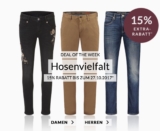 Engelhorn Fashion Weekly Deal: 15% Rabatt auf alle Hosen