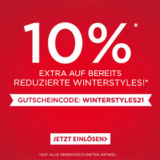 Engelhorn: 10% Extra-Rabatt auf bereits reduzierte Winterstyles sowie den Running & Outdoor Sale