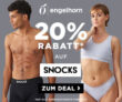 20% Rabatt auf SNOCKS bei Engelhorn – Socken, Wäsche & mehr