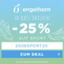 Letzter Tag: 25% Rabatt auf über 2.100 Sport- & Outdoorartikel bei Engelhorn
