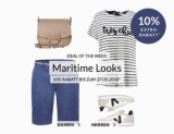Engelhorn Weekly Deal: 10% Rabatt auf Maritime Looks