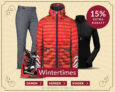 15% Rabatt auf Wintertimes bei Engelhorn Sports – z.B. Ski- und Snowboardbekleidung sowie Accessoires
