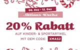 20% Rabatt auf Kinder- und Sportartikel bei Engelhorn!