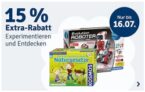 Letzter Tag! 15% Rabatt auf Artikel der Kategorie Experimentieren & Entdecken bei myToys