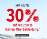 30% Rabatt auf bereits reduzierte Damen-Oberbekleidung bei Ernsting’s Family