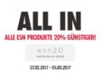 Nur noch Heute: 20% Gutscheincode auf ESN Produkte bei Fitmart!