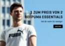 Puma Onlineshop: 3 Puma Essentials Artikel kaufen und nur 2 bezahlen + 30% Rabatt!