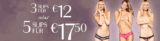 [HUNKEMÖLLER] It’s Lady’s Time! Bei Hunkemöller 3 Slips für nur 12,- Euro oder 5 Slips für nur 17,50 Euro