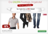[GALERIA KAUFHOF] Verschiedene neue Rabattaktionen bei den Galeria Kaufhof Feiertagsangeboten!