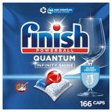 166er-Pack Finish Quantum Infinity Shine Spülmaschinentabs für nur 24,47€ (statt 33€)