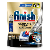73er-Pack Finish Ultimate Plus Infinity Shine Spülmaschinentabs für nur 11,96€ (statt 13,29€) – Prime Spar-Abo