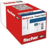 200er-Pack fischer PowerFast II CTF 3,0 x 25 Spanplattenschrauben für 3,09€ (statt 6,20€)