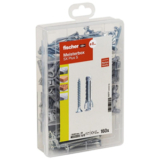 160-teilige fischer SX Plus Dübel Box (50 Stk. 6 x 30, 30 Stk. 8 x 40) mit Schrauben für 7,99€ inkl. Prime-Versand
