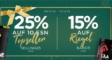 25% Rabatt auf ESN Topseller und 15% Rabatt auf Riegel bei Fitmart