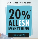 20% Rabatt auf alles von ESN bei Fitmart