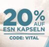 20% Rabatt auf alle ESN Kapselprodukte bei Fitmart