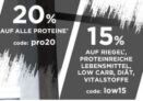 Fitmart: 20% Rabatt auf alle Proteine & 15% Rabatt auf Riegel, proteinreiche Lebensmittel und mehr