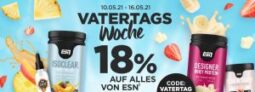 Vatertagsdeal: 18% Rabatt auf alle Produkte von ESN im Fitmart Onlineshop