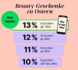 Bis zu 13% Rabatt im Flaconi Shop auf fast das gesamte Sortiment der Düfte und Beautyprodukte (je nach Bestellwert)