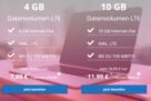 Telekom Internet Flat 10GB LTE für 11,99 Euro oder 4GB LTE für 7,99 Euro monatlich