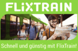 FlixTrain – Im August reisen und 50% Rabatt auf die nächste Fahrt im Herbst erhalten