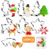7er Set Joyoldelf Weihnachts-Keksausstecher für 5,99 Euro