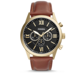 Knaller: Fossil Flynn BQ2261P Herrenuhr mit Lederarmband ab nur 41,40 Euro inkl. Versand