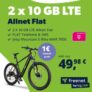 Jeep MHR 7000 Mountain E-Bike und 2x Allnet Flats mit 10GB im Telekom-Netz für einmalig 1€ und 49,98€ mtl. – effektiv -7,85€ mtl.