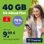 freenet Vodafone 5G Allnet Flat mit 40 GB Daten für nur 9,99€ monatlich
