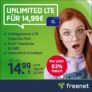 Letzter Tag! o2 Free Unlimited Smart – Unbegrenzte LTE Internet Flat für mtl. 14,99€ (mtl. kündbar!)