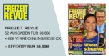 Nur 200 Mal: Jahresabo der „Freizeit Revue“ für effektiv 38,80 Euro statt normal 98,80 Euro!