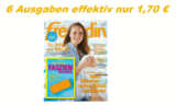 Miniabo zum Schnäppchenpreis! 6 Ausgaben der Zeitschrift „Freundin“ für nur 1,70 Euro!