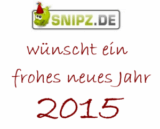 Snipz.de wünscht Euch einen guten Rutsch und ein frohes neues Jahr 2015 – wir verraten unsere guten Vorsätze! Welche habt Ihr?