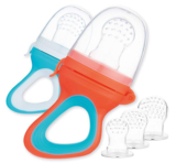 2 Fruchtsauger für Baby & Kleinkind + 6 Silikon-Sauger in 3 Größen (BPA-frei) für nur 7,48 Euro