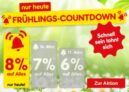Nur heute: Frühlingscountdown im Netto-Onlineshop mit 8% Rabatt auf Alles!