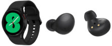 Samsung Galaxy Watch 4 (40mm) + Galaxy Buds 2 In-Ear Bluetooth Kopfhörer für nur 149,58€ inkl. Versand (statt 234€)