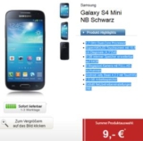 Samsung Galaxy S4 Mini + E-Plus Base pur Tarif für zusammen nur 189,- Euro Gesamtkosten!