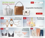 Galeria Sonntagsangebote am 08. Mai mit vielen verschiedenen Rabattaktionen