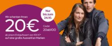 Galeria Aktion mit 20€ Rabatt auf viele beliebte Marken (MBW: 100€)