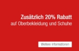 20% Rabatt auf Schuhe und Oberbekleidung bei Galeria Kaufhof