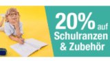 Galeria Dienstagsangebot: 20% Rabatt auf alle Schulranzen