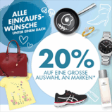 Nur noch heute! 20% Rabatt auf viele Kategorien (Mode, Schmuck, Düfte, Sport uvm.) bei Galeria