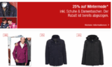 Jetzt 25% Aktionsrabatt auf bereits reduzierte Wintermode bei Galeria Kaufhof + 10% Newsletter-Gutschein!