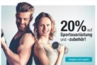 Nur heute: 20% Rabatt auf Sportausrüstung und Zubehör bei Galeria Kaufhof