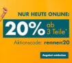 6 Tage Rennen bei Galeria Kaufhof mit 20% Rabatt ab 3 Produkten