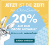 20% Rabatt auf viele Kategorien (Mode, Wohnen, Gesellschaftsspiele uvm.) bei Galeria
